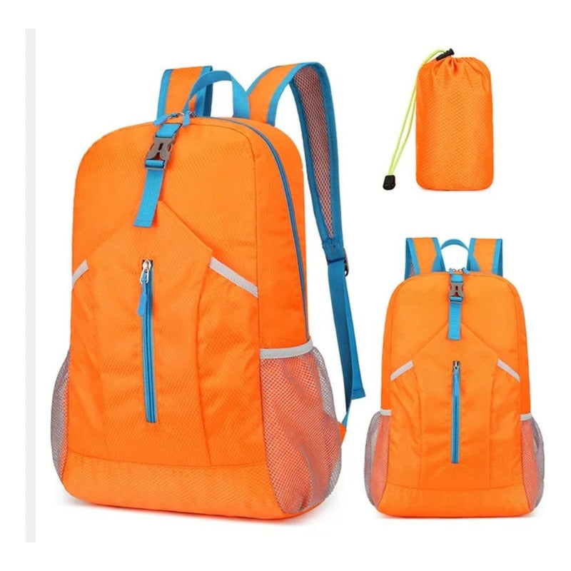 Mochila Deportiva Impermeable Unisex Urbana Bolsa Plegable