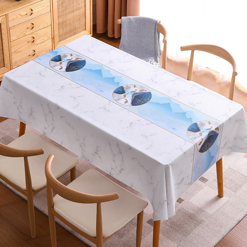 Mantel Para Comedor Impermeable Decorativos Diseño 180x140cm