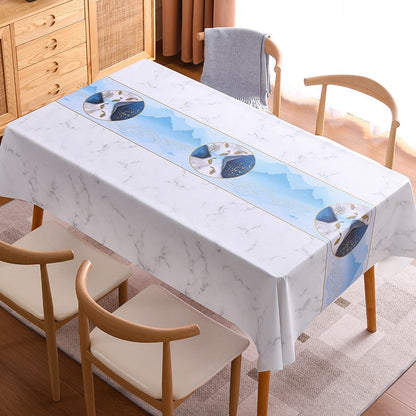 Mantel Para Comedor Impermeable Decorativos Diseño 180x140cm