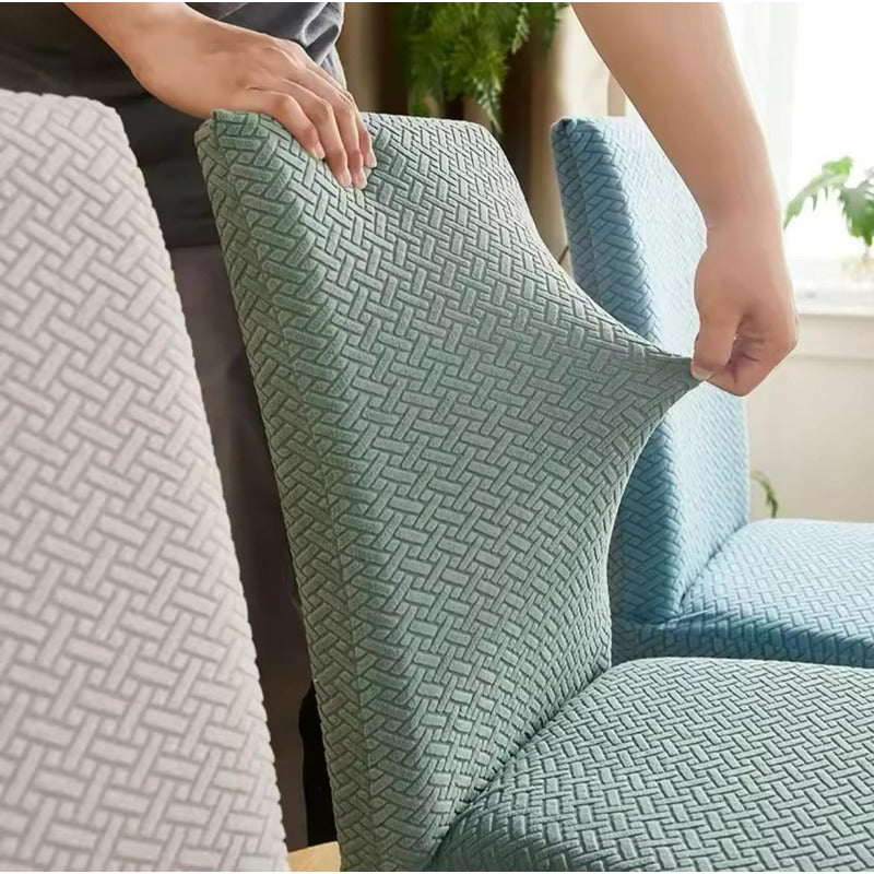 Funda De Silla Cubre Asiento Universal Lavable Y Moderno Gris Liso