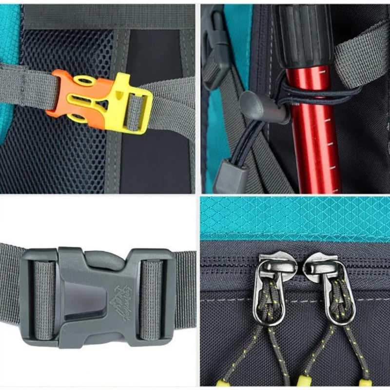 Mochila Impermeable 60 L Trekking Premium Camping Viaje