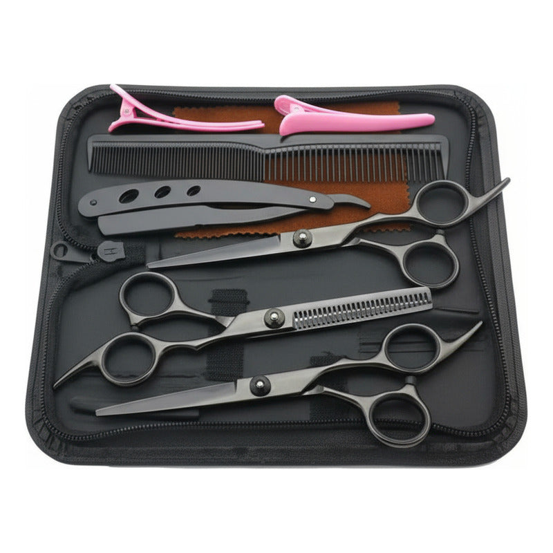 Tijeras De Peluqueria Profesional Set X3 Con Estuche