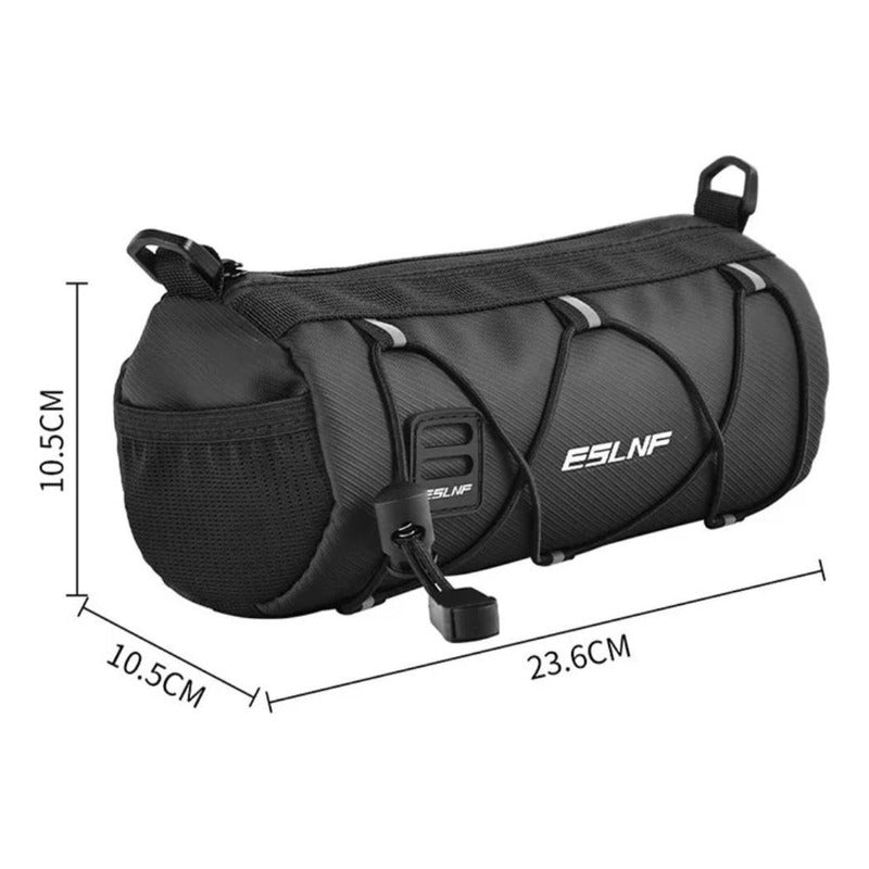 Bolso De Bici Bicicleta Impermeable Para Cuadro Y Manillar Negro