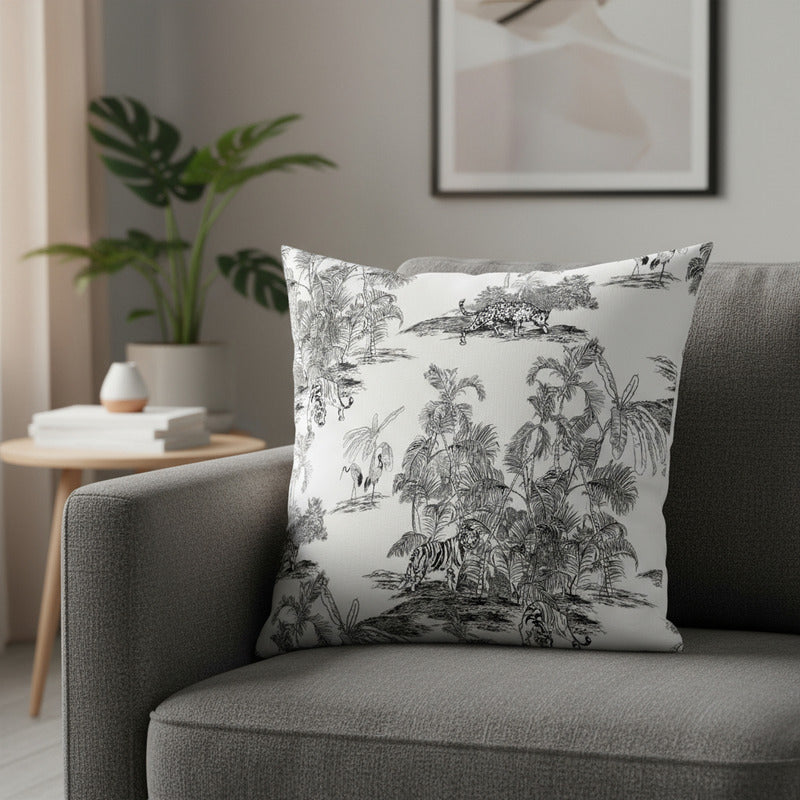 Fundas De Almohadón X2 Decoración Hogar Casa Microfibra Cod2