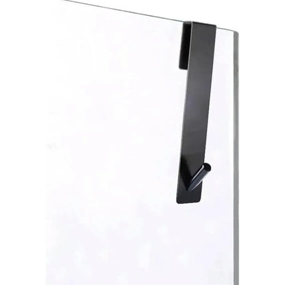 Gancho Toallero Mampara Baño Acero Inoxidable 2 Unidades Plateado