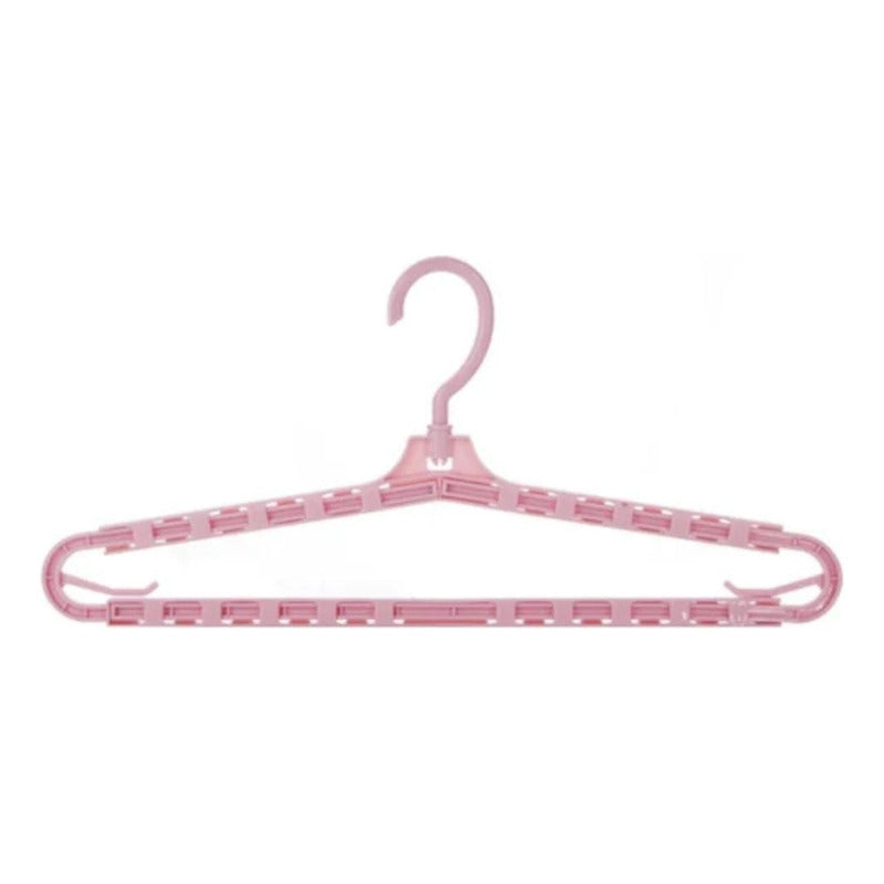 Perchas X6 Plásticas Colgar Ropa Extensible 41cm A 69cm