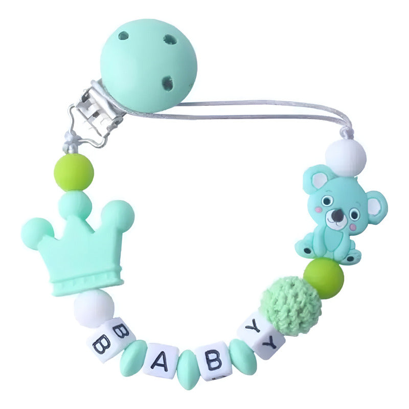 Soporte Cadena Para Chupete Silicona Chupetero Koala Bebé