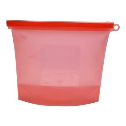 Bolsas De Silicona X4 Conserva Alimentos Reutilizable 500ml