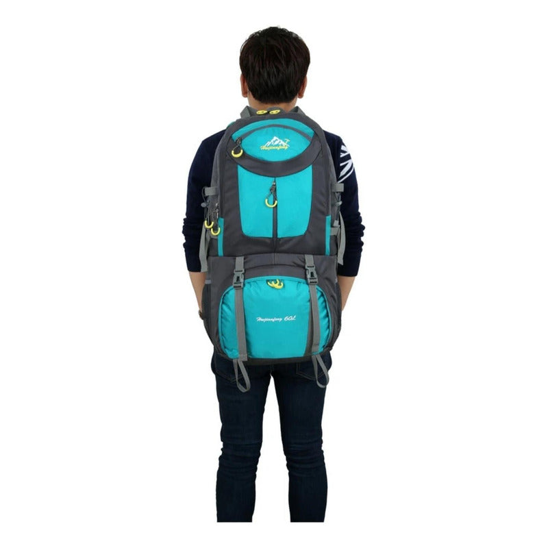 Mochila Impermeable 60 L Trekking Premium Camping Viaje