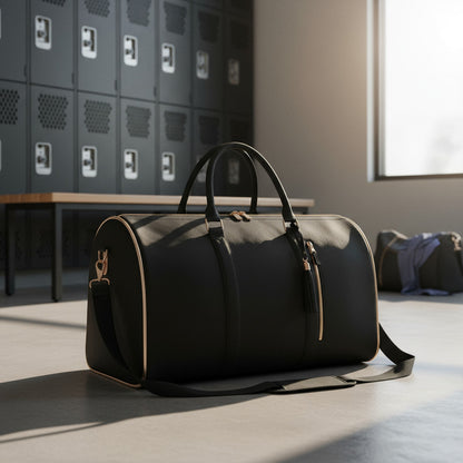 Bolso De Mano Para Viaje Plegable Equipaje Traje De Cuero Pu