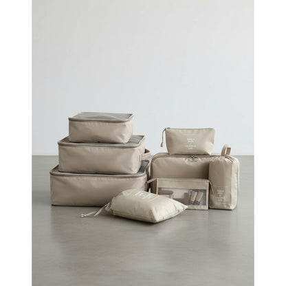 Set Organizador De Viaje 8 Piezas Para Valija Bolsos Ropa