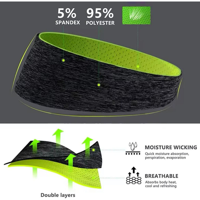 Diadema Deportiva Vincha Deporte Tenis Fitness Ciclismo