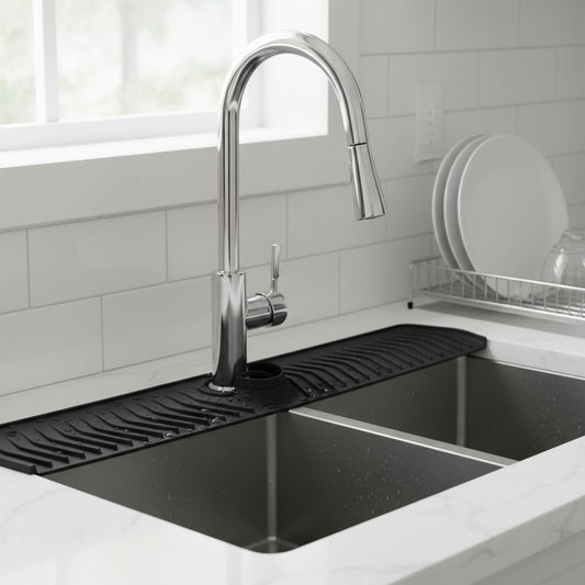 Alfombrilla De Silicona Escurridor De Agua Grifo Cocina Baño