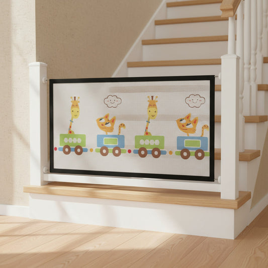 Barrera De Seguridad Para Escalera Bebes Malla Separadora Gr