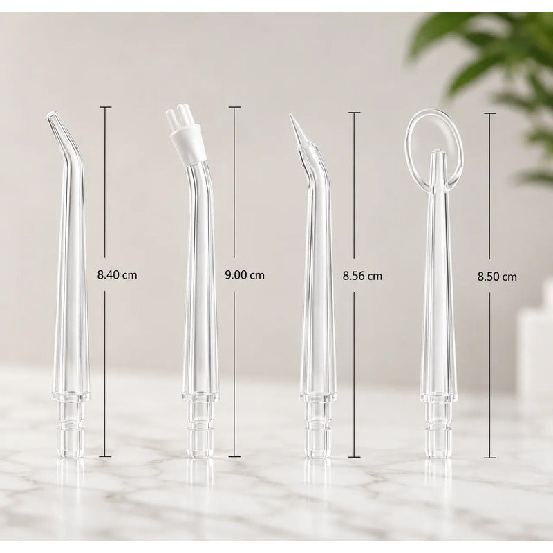 Irrigador Bucal Portátil Limpieza Dental Recargable 4 En 1 Blanco