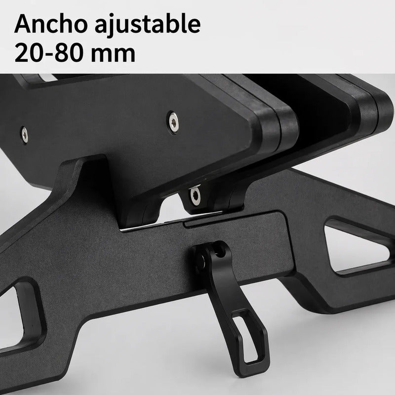 Soporte Para Estacionar Bicicleta Ajustable Resistente Negro Negro