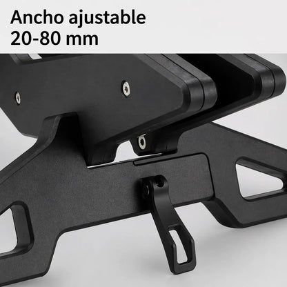 Soporte Para Estacionar Bicicleta Ajustable Resistente Negro Negro
