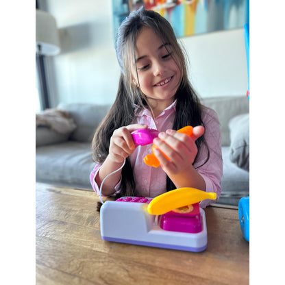 Juguete Carrito De Compras Caja Registradora Infantil Juego Blanco Y Rosa
