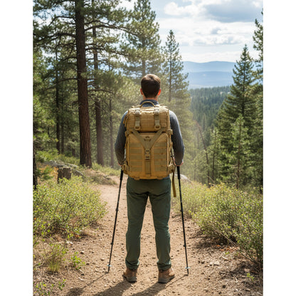 Mochila Táctica De 50 L Militar Impermeable Camping Premium