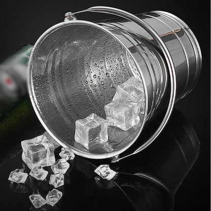 Balde Hielera Cubitera Champagnera Acero Inoxidable 7 L 21cm Acero Inoxidable Lisa
