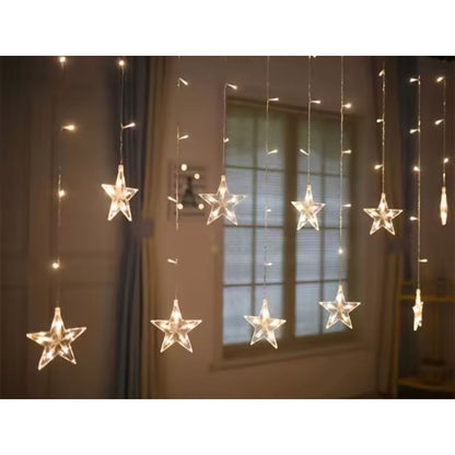 Guirnalda Luz Estrellas Led 4m Con 19 Ramos Luces Hogar Cálida