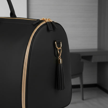 Bolso De Mano Para Viaje Plegable Equipaje Traje De Cuero Pu