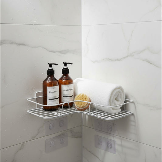 Organizador Esquinero Para Ducha Repisa Para Baño Adhesivo