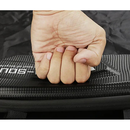 Bolso De Bicicleta Bici Bolsa Impermeable Rígido Anticaídas Negro
