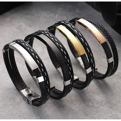 Pulsera Brazalete Con Enchapado Moderna Urbana