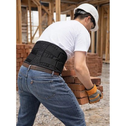 Cinturón Lumbar Ortopédico Con 12 Resortes De Soporte Xl