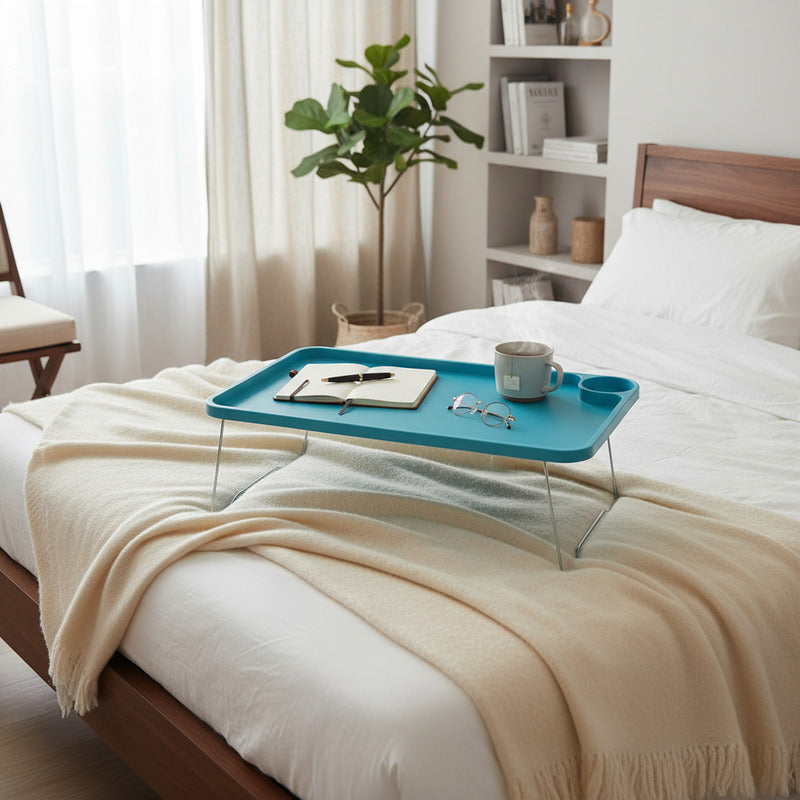 Mesa Plegable Bandeja Multiuso Cama Laptop Desayuno Comida