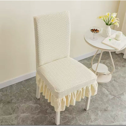 Funda De Silla Cubre Asiento Universal Lavable Y Moderno Beige Liso