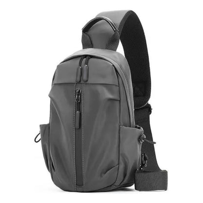 Mochila Bandolera Impermeable Bolso Pecho Cierre Al Medio