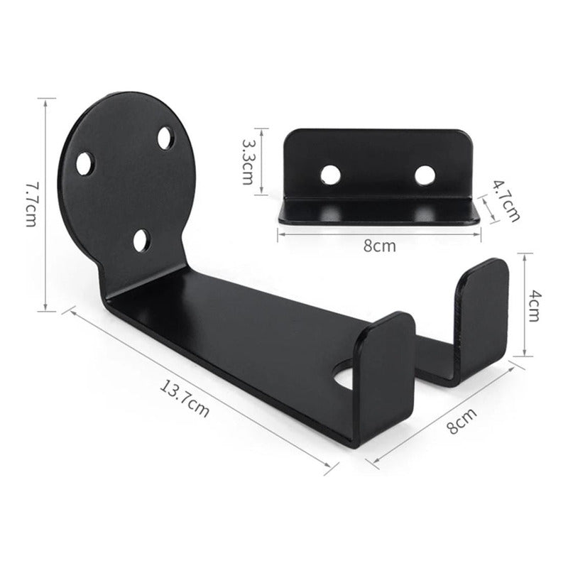 Soporte Para Colgar Bicicleta En Pared Gancho Para Bici Negro