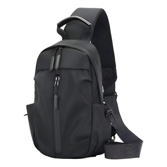 Mochila Bandolera Impermeable Bolso Pecho Cierre Al Medio