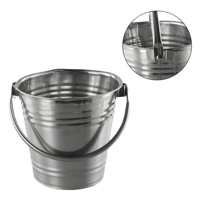 Balde Hielera Cubitera Champagnera Acero Inoxidable 7 L 21cm Acero Inoxidable Lisa