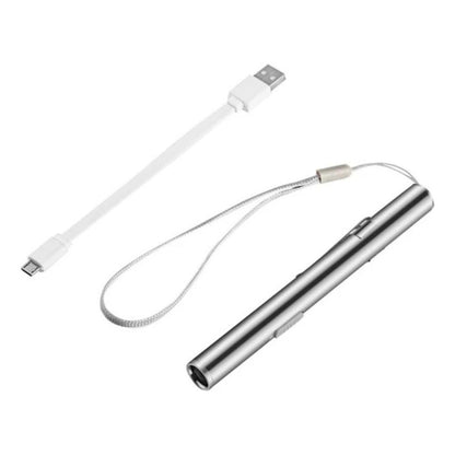 Mini Linterna Led Recargable Usb Táctica Portátil Bolsillo