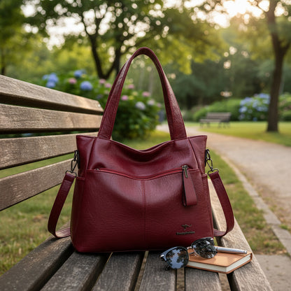 Cartera Bolso Bandolera Dama Mujer Ajustable Eco Cuero C1