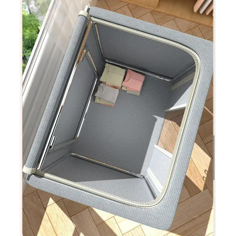 Caja Organizadora De Ropa Multiuso Para Ropero 60x42x40cm Gris