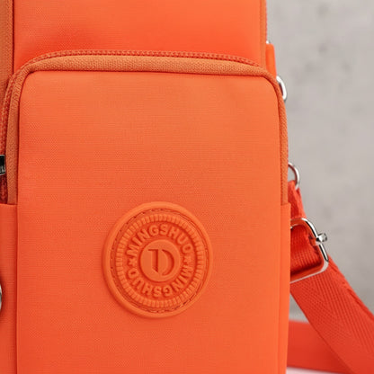 Morral Bandolera Unisex Pequeña Para Celular Varios Colores Naranja