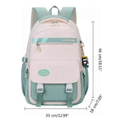 Mochila Escolar Liceal Unisex Impermeable Viaje Jianglida