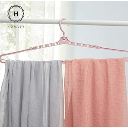 Perchas X6 Plásticas Colgar Ropa Extensible 41cm A 69cm