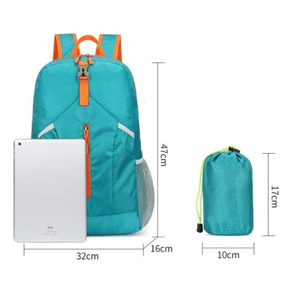 Mochila Deportiva Impermeable Unisex Urbana Bolsa Plegable