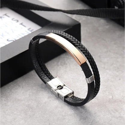 Pulsera Brazalete Con Enchapado Moderna Urbana