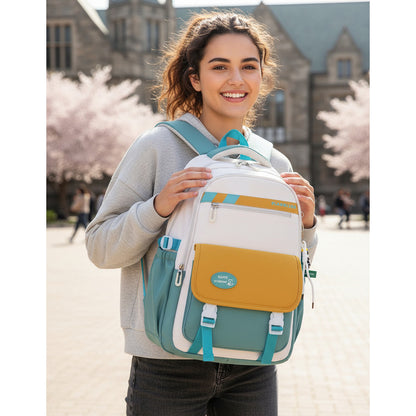 Mochila Escolar Liceal Unisex Impermeable Viaje Jianglida