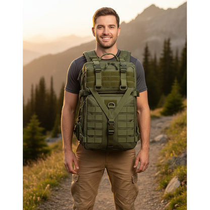 Mochila Táctica De 50 L Militar Impermeable Camping Premium