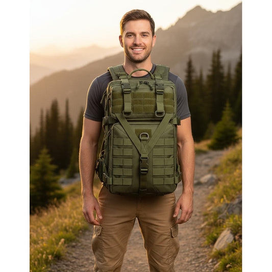 Mochila Táctica De 50 L Militar Impermeable Camping Premium