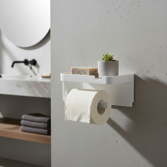 Porta Papel Higiénico Soporte Portarrollos Con Base Celular