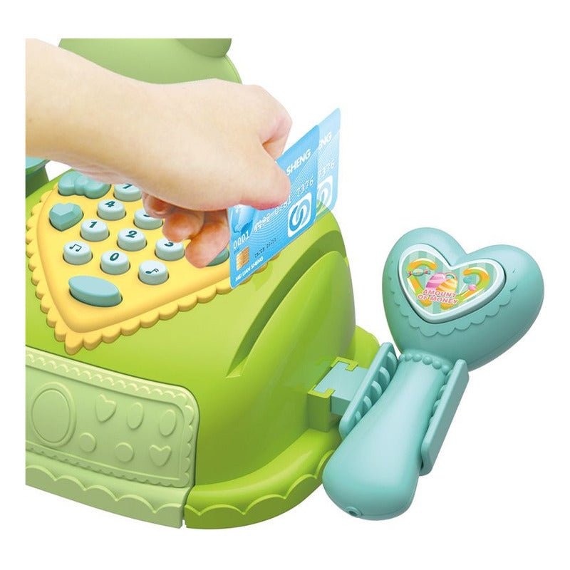 Juguete Caja Registradora Para Niños Con Música Y Luz Rana Rana