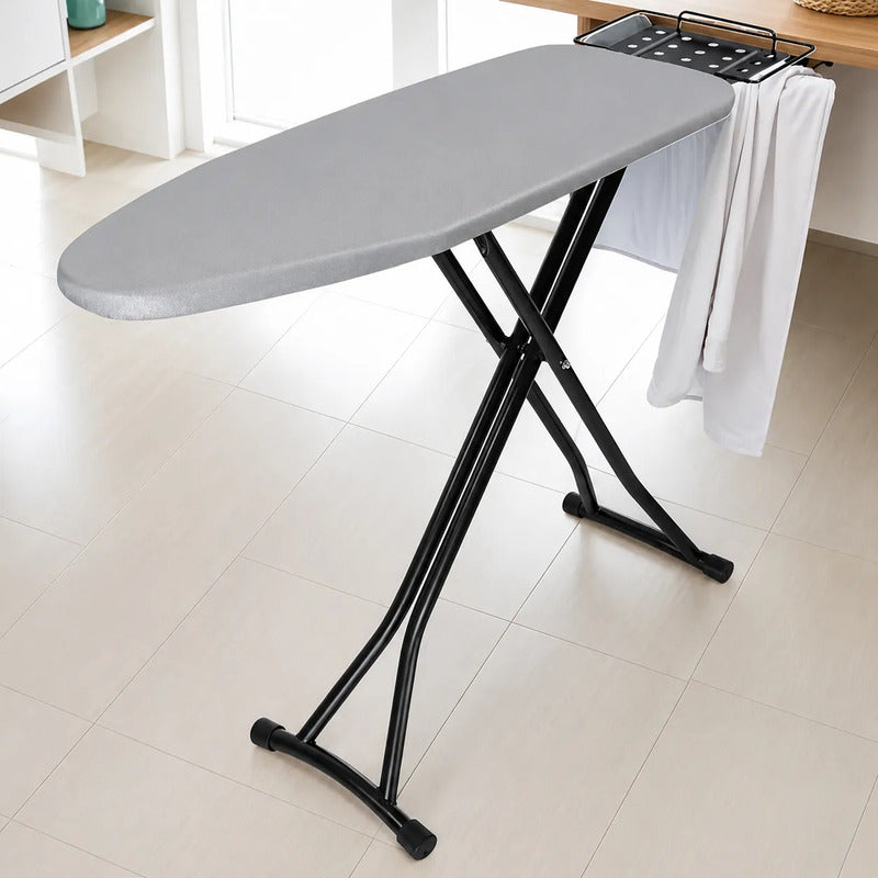 Tabla De Planchar Plegable Acero Resistente Antideslizante Tabla De Planchar Negro